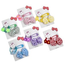 набір 2 гумки для волосся + 2 шпильки на бліст.  WW02360  (12/1200)