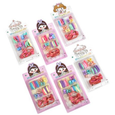 набір 12 гумок для волосся + 6 шпильок на бліст.  WW02353  (12/1200)