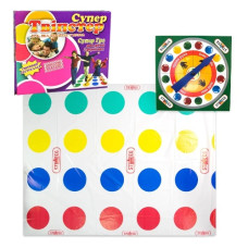підлогова розважальна командна гра "Супер твіпстер" в кор. 33х28х5см. Strateg  379  (10)