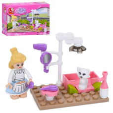 конструктор Sluban салон краси для тварин, фігурка, 30дет. в кор. 14х9,5х4,5см. М 38 В 0515  (64)