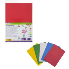 фоаміран Zibi А4  5арк./5кол., товщ. 2мм.  ZB.1833  (100)