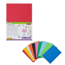 фоаміран Zibi А4 10арк./10кол., товщ. 1мм.  ZB.1834  (100)