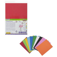 фоаміран Zibi А4 10арк./10кол., товщ. 2мм.  ZB.1835  (100)