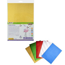 фоаміран Zibi металізований А4  5арк./5кол., товщ. 2мм.  ZB.1838  (100)