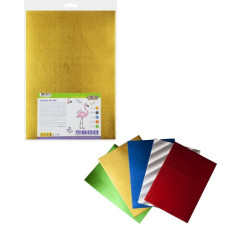 фоаміран Zibi металізований А3  5арк./5кол., товщ. 2мм.  ZB.1839  (50)