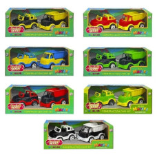 набір позашляховик + вантажівка "Mini Matik" 2шт. 13,5см. в кор.  002/13  (24)