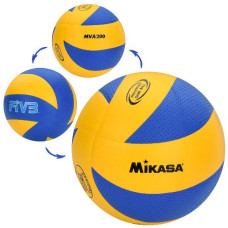 м`яч волейбольний MIKASA розмір 5, ПУ, 8 панелей, безшовн., 260-280гр., ламін.  MS 0162-1  (30)