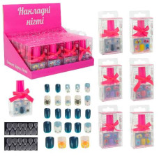 нігті накладні на клейовій основі 24шт. в кор. 5х8х3см.. 24шт. в диспл.  PL-524-003  (144)