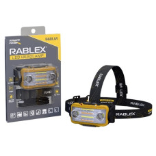 ліхтарик налобний Rablex  660Lm  (white+yellow+red), Li-pol, Type-C, sensor  RB977