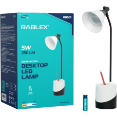 лампа настільна Rablex 5W 250Lm на 1 акум. 18650  RB501