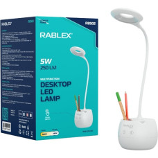 лампа настільна Rablex 5W 250Lm на 1 акум. 18650  RB502