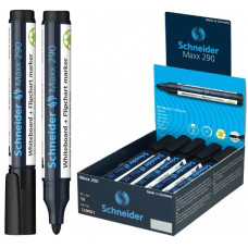 маркер Schneider 290 для дошок та фліпчартів, чорний  S129001  (10/400)