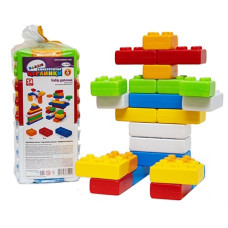 конструктор BAMSIC Цеглинки №1 24 дет. у вініловому тубусі  115/19  (20)