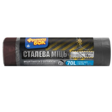 пакети для сміття Фрекен Бок  70л./10шт. "Сталева міць" із затяжкою  (30)