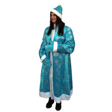 костюм новогодний "Снегурочка" син.  6473-40