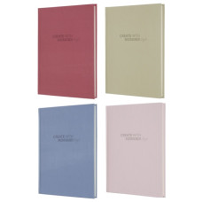 блокнот Buromax Morandi Style А5/80арк., тв. ламін. обкл., офс. крем., кліт.  ВМ.2411  (10)