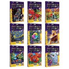 набір д/творч. Danko toys "Diamond Decor"  DD-01-01,02..07,09,10,11  (20)