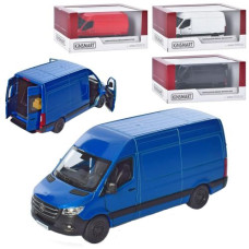 машина Kinsmart мет. MERCEDES SPRINTER, відч. дв., гум. кол., в кор. 16х7,5х8см.  KT 5426 W  (24)
