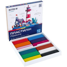 пластилін Kite Classic 12кол./240гр.  К-1086  (20)