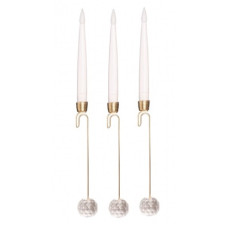 набір свічок Novogod'ko "Antigravity" з кристалом 3шт. 32см., LED  974220