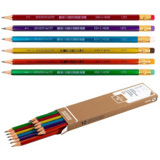 олівець чорнографітний K-I-N 1372 Oriental з гумкою  (12/144/2880)