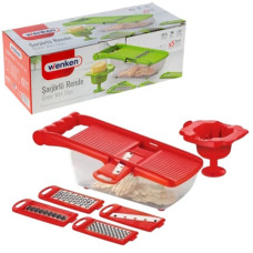 тертка з ємністю та різними насадками  UR-3368  (12)