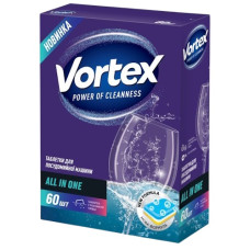 таблетки для посудомийних машин Vortex All in 1  60шт.