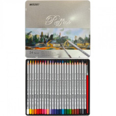 олівці кольор. Marco 7120-24TN 24кол. акварельні Raffine металева уп. заточ. (6/36)