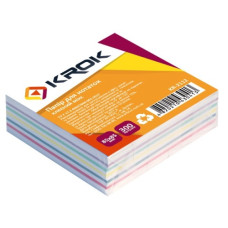 блок д/зап. Krok мікс  8.5х8.5см х300арк.  клеєний  KR-2112  (1/42)