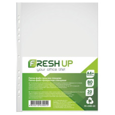 файл Fresh А4 / 80мкр. прозор.  FR-2080-20  (20/1000)