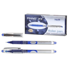 ручка Piano X-5 "Smooth" ролер синя  (12/144/1728)