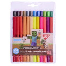 фломастери YES 24кол. "Minecraft"  650571  (12/96)
