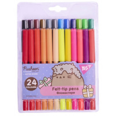 фломастери YES 24кол. "Pusheen"  650572  (12/96)