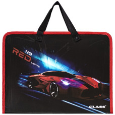 тека-портфель з ручками Class 350х255х45мм. "Red Car"  5631-25С  (1/60)