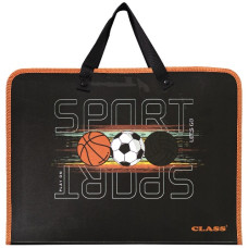 тека-портфель з ручками Class 350х255х45мм. "Sport"  5632-25С  (1/60)