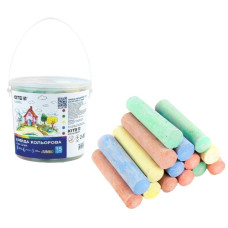 крейда кольорова Kite Classic Jumbo 15шт. у відерці  К-074  (24)