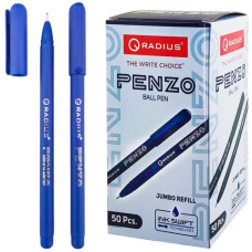 ручка Radius Penzo Jumbo кульк. масл. синя 0,5мм., довжина письма 6000м.  (50/500/2000)