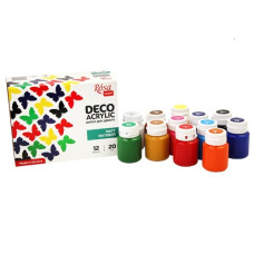 фарби акрилові для декору ROSA TALENT матові 12кол.х20мл.  90747129