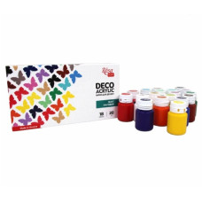 фарби акрилові для декору ROSA TALENT матові 18кол.х20мл.  90747264