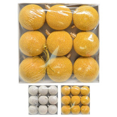 кульки ялинкові в кор. 7см. 9шт. 9532-7  (9/432)