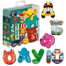 гра магнітна розвиваюча "Диво-букви. Абетка" Vladi Toys  VT5411-18