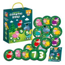 гра настільна розважальна "Спритні вівці. Схопи 10-ку" Vladi Toys  VT8033-07