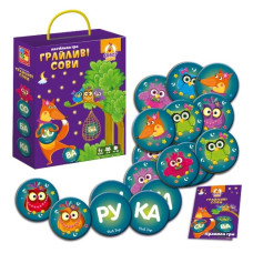 гра настільна розважальна "Грайливі сови. Бачу слово!" Vladi Toys  VT8033-08