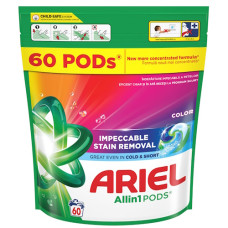 капсули для прання Ariel Impreccable Stain Removal All in 1 Color 60шт.