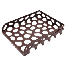 лоток для паперу Tascom горизонтальний пластмасовий коричневий  20502  (10)