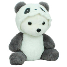 м`яка іграшка Копиця Ведмедик в капюшоні (панда) 23см.  00004-43