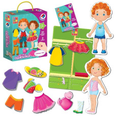 магнітна одягалка "Олівер і Мія" Vladi Toys  VT3702-12