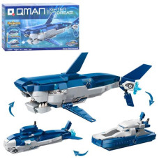 конструктор 3в1 (акула, підводний човен, патрульне судно) 237 дет. в кор. 31,5х19х5см.  42113  (32)