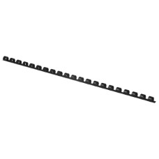 пружина для брошурування Buromax пластикова d- 8мм. чорна  ВМ.0501-01  (100)