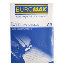 папір копіювальний Buromax А4/100арк. синій  ВМ.2700  (50)